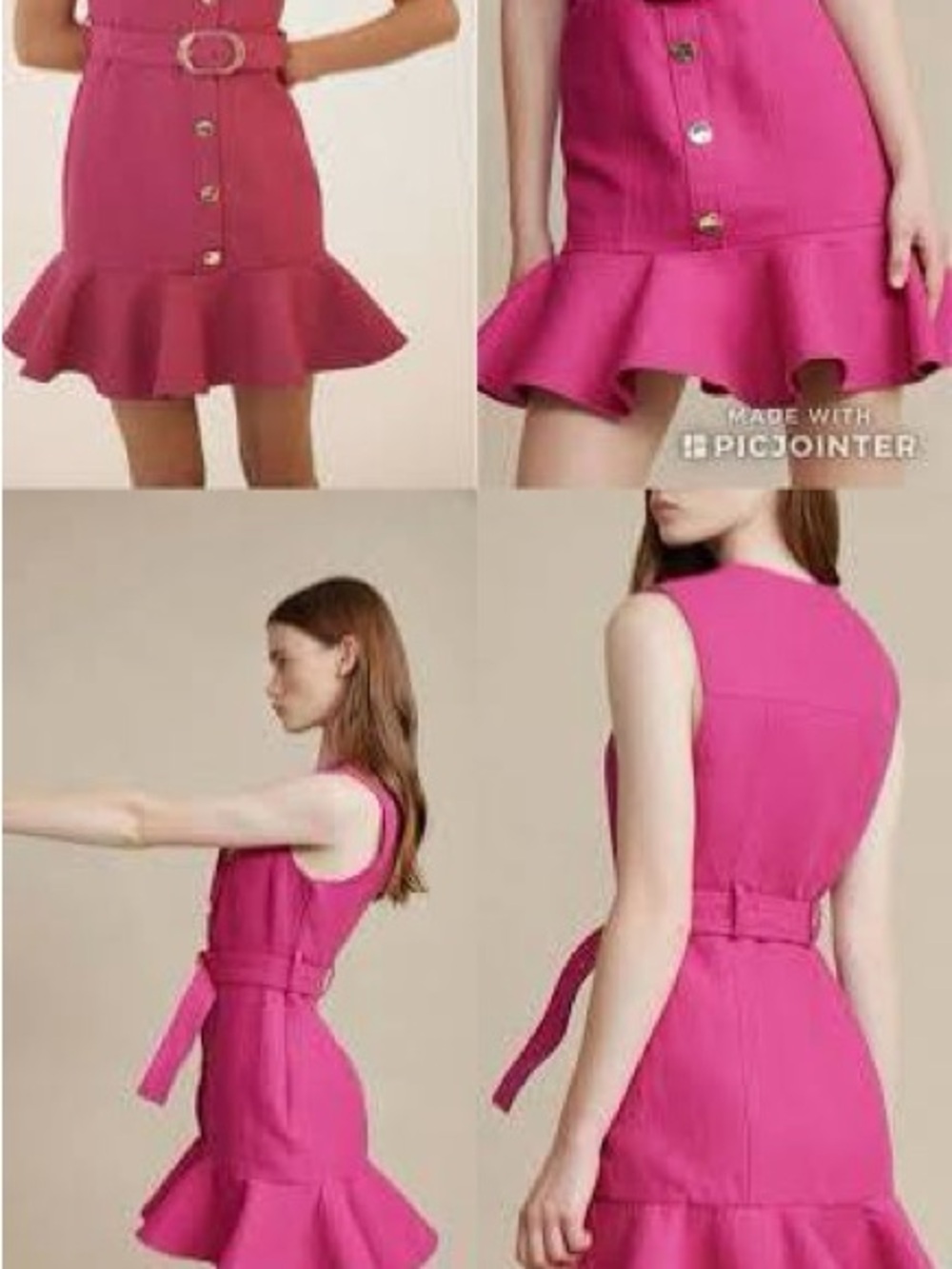 Acler Finsbury Ruffle-Hem Dress - Picture 4 of 8